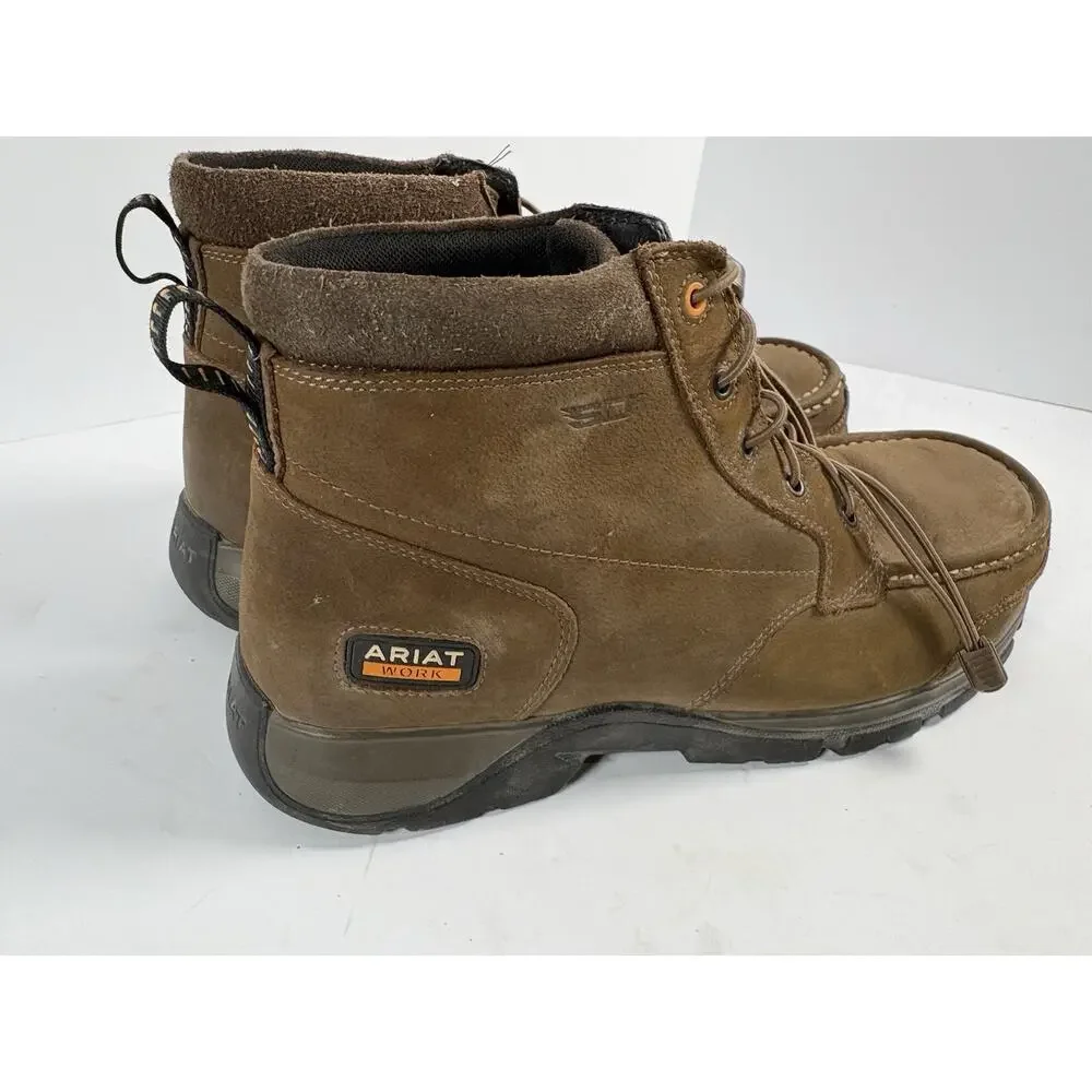 Ariat Work 10038398 Brown Moc Toe Composite Toe SD Boots Men’s 12D ASTM F2413